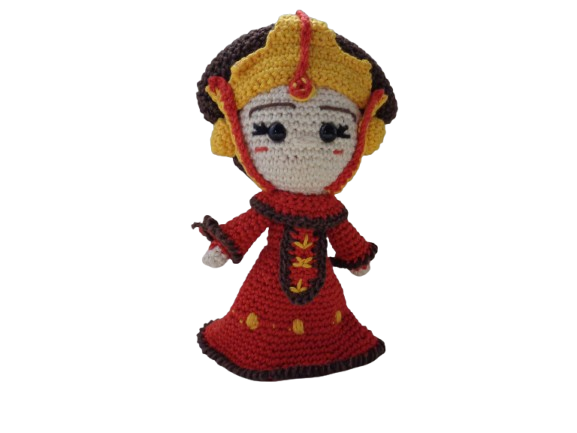 Padme Amidala (Star Wars) πλεκτό κουκλάκι Amigurumi