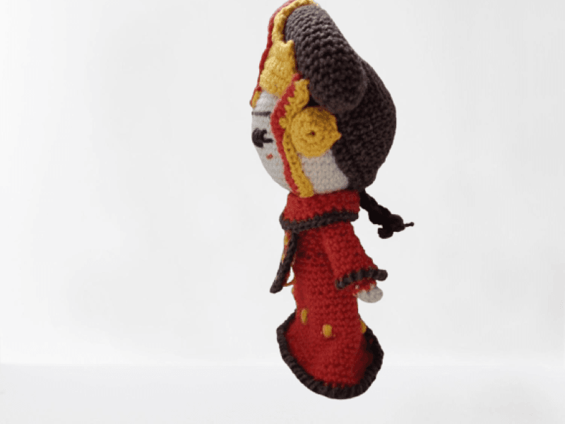 Padme Amidala (Star Wars) πλεκτό κουκλάκι Amigurumi