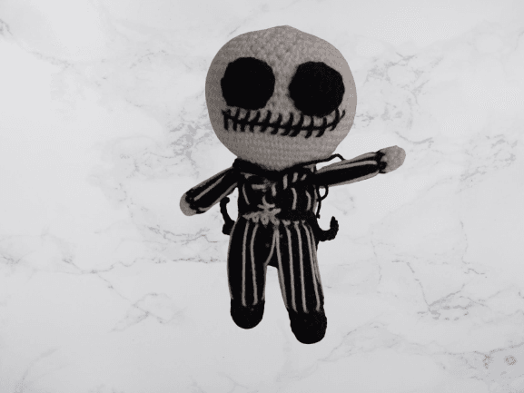 Skellington (Nightmare before Christmas) πλεκτό κουκλάκι Amigurumi