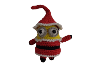 Minions Άγιος Βασίλης πλεκτό χειροποίητο amigurumi