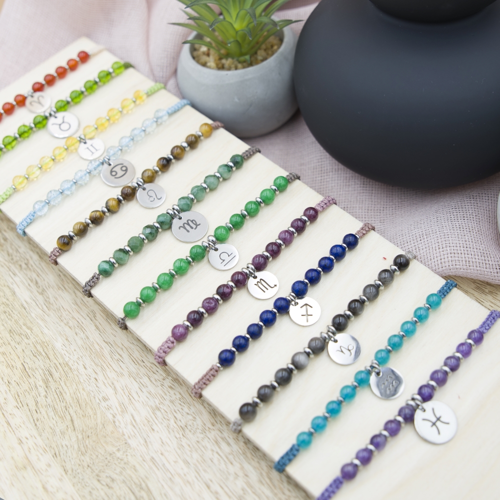 Βραχιόλι για το ζώδιο Ζυγός με Νεφρίτη (Jade)