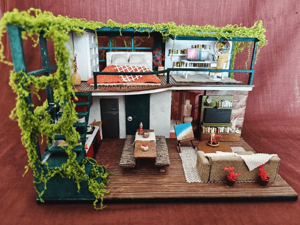 Μινιατούρα Σπιτιού “Green Loft” 🏡🌿