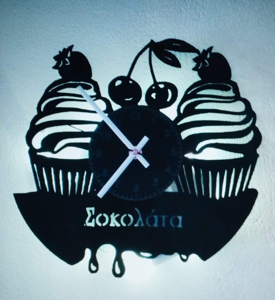 Ρολόι τοίχου από Βινύλιο - CUSTOMIZED