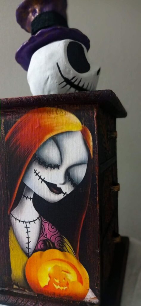 Μπιζουτιερα χειροποίητη nightmare before Christmas