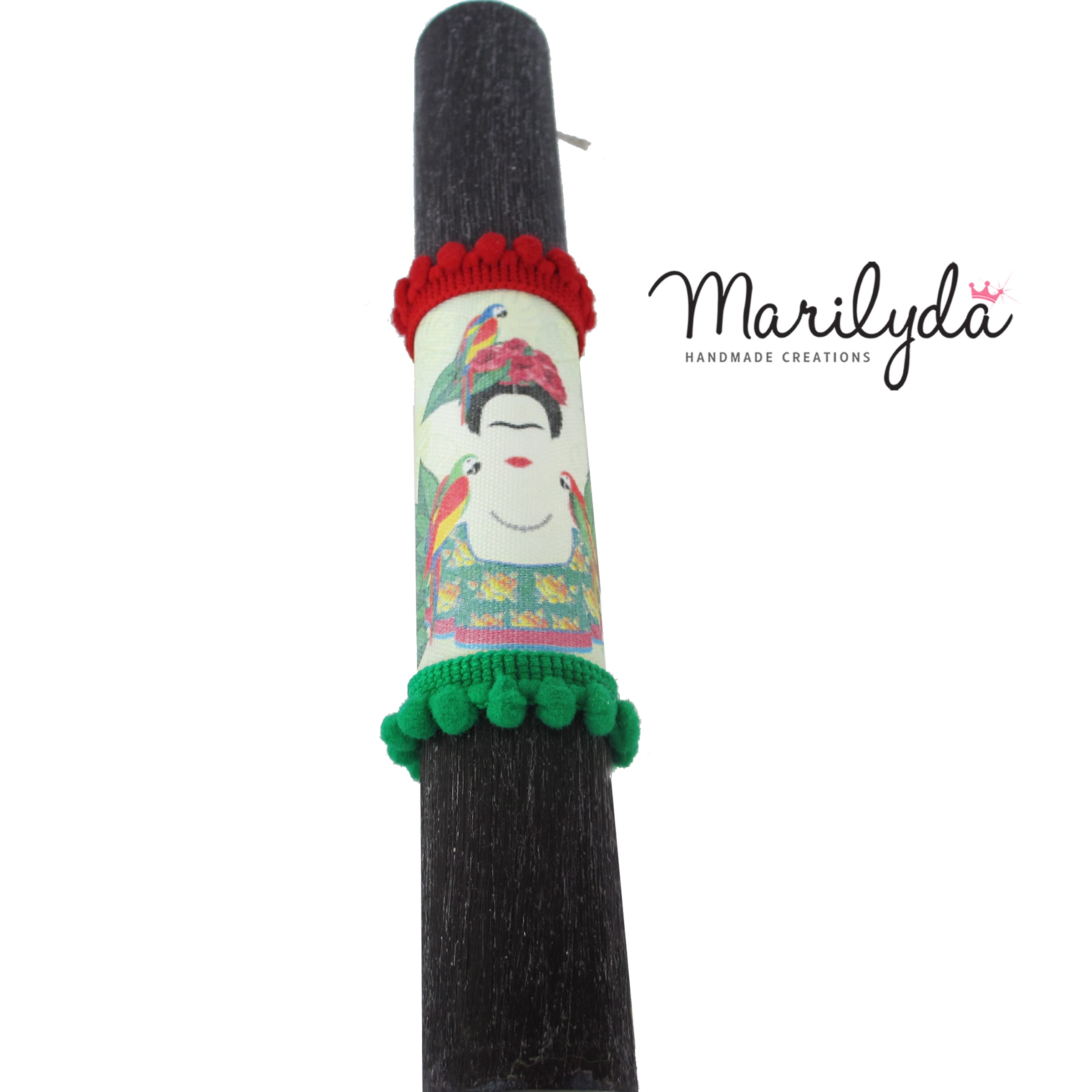 Αρωματική λαμπάδα Frida Kahlo 2 black