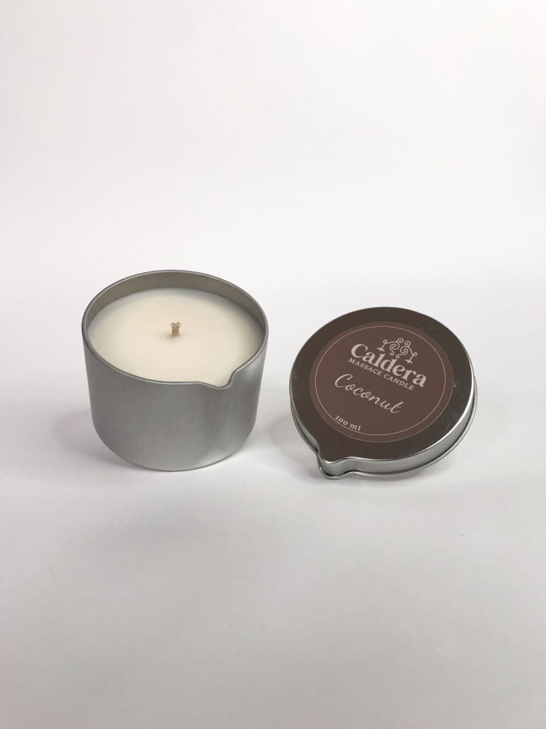MASSAGE Χειροποίητο Αρωματικό Κερί Σόγιας COCONUT 100g