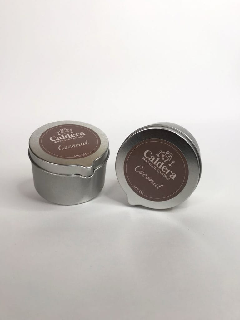 MASSAGE Χειροποίητο Αρωματικό Κερί Σόγιας COCONUT 100g