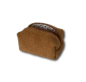 Biscuit teddy mini beauty bag