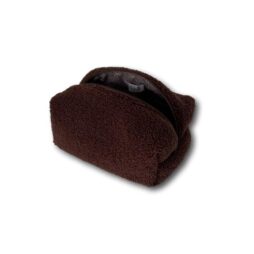Brown teddy mini beauty bag