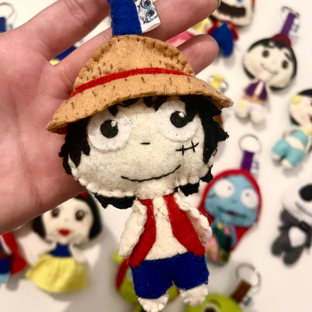 Monkey D. Luffy - Χειροποίητο Μπρελόκ