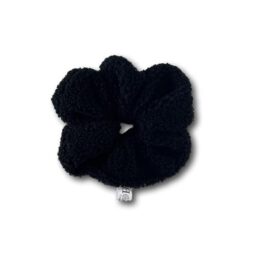 Black teddy scrunchie
