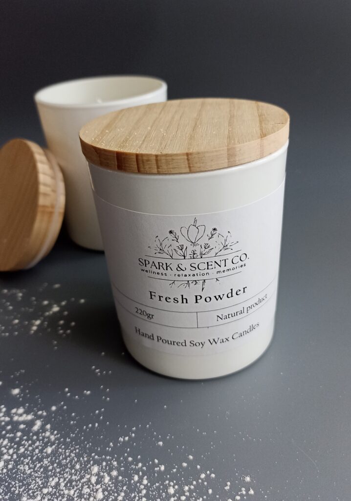 Αρωματικό κερί σόγιας Fresh Powder 220g