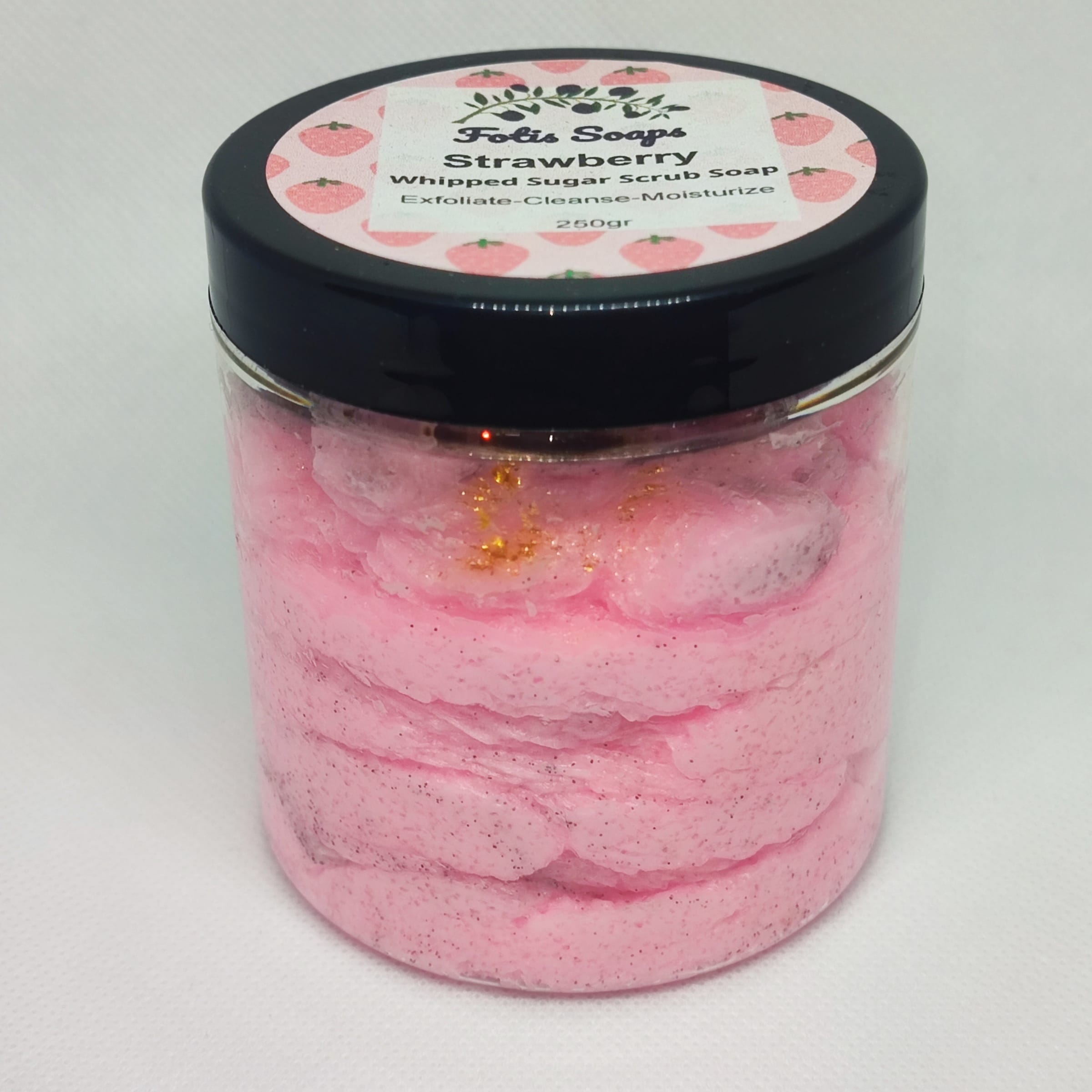 Whipped Foaming Sugar Body Scrub Φράουλα 250gr