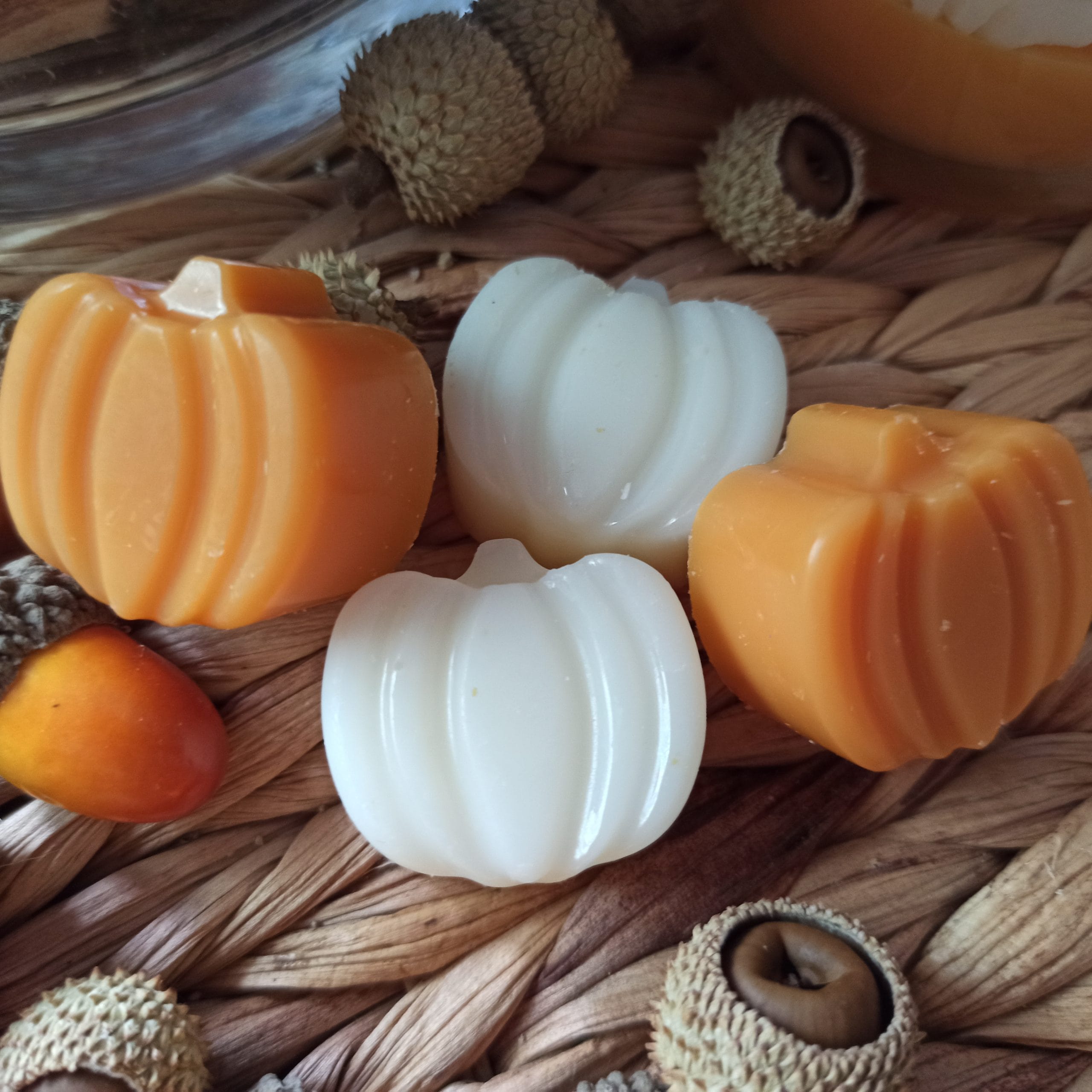 Wax melts σε σχήμα κολοκύθα (10τμχ)