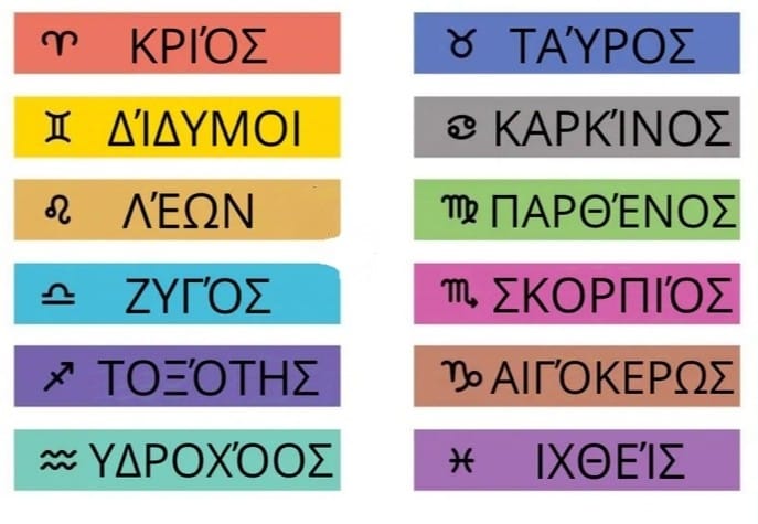 Ατσάλινο κολιέ μενταγιόν ζώδιο