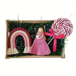Χριστουγεννιάτικα Στολίδια Girly Christmas Σετ/3