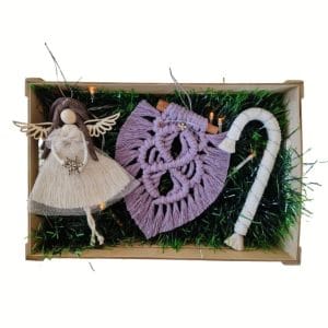 Χριστουγεννιάτικα Στολίδια Snowy Christmas Σετ/3