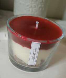 Cheesecake candle