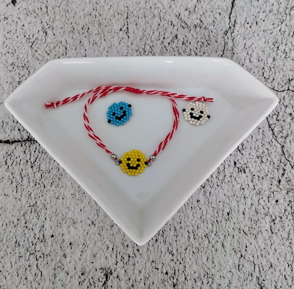 Βραχιολάκι μαρτάκι emoji miyuki