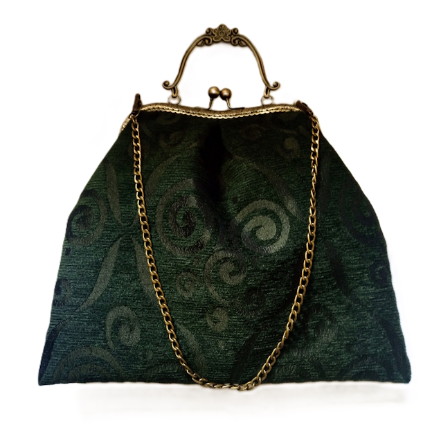 Χειροποίητη τσάντα χεριού και ώμου clutch vintage