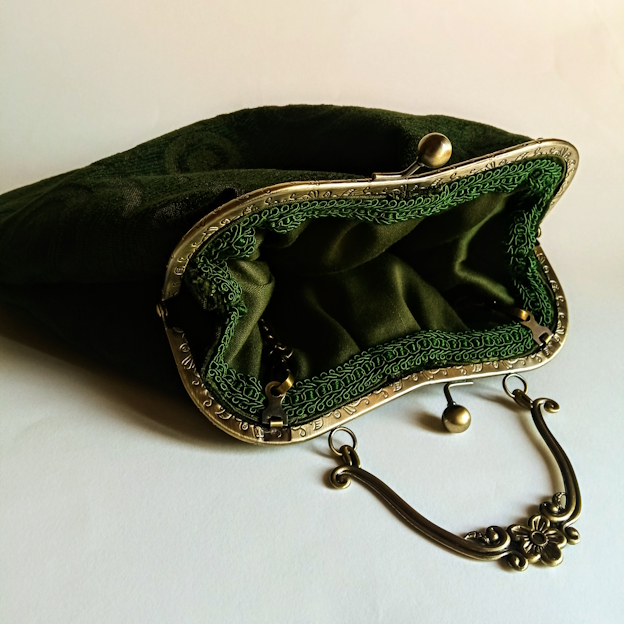 Χειροποίητη τσάντα χεριού και ώμου clutch vintage