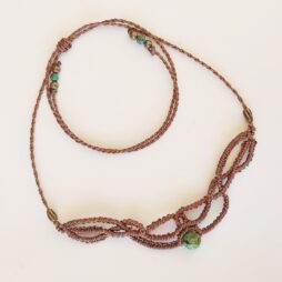 Κολιέ τσόκερ boho μακραμέ