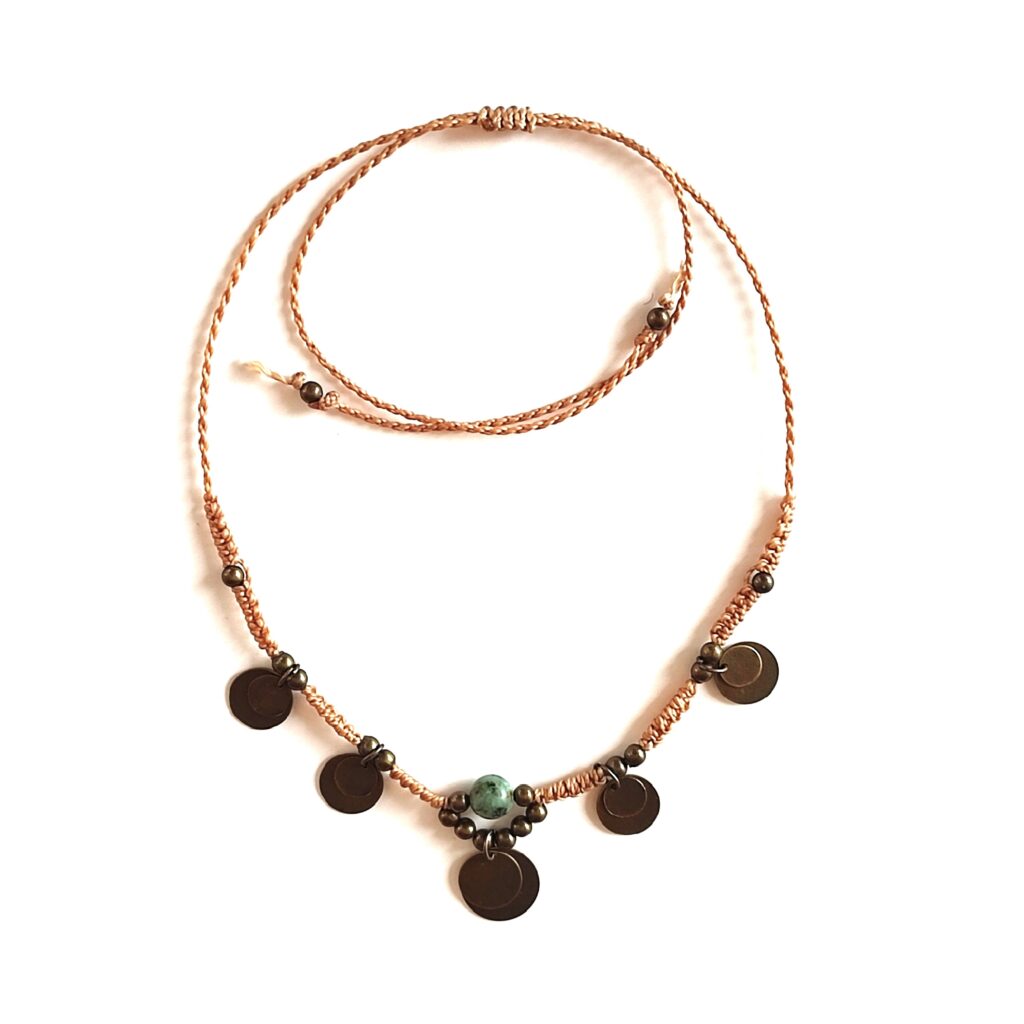 Κολιέ τσόκερ boho μακραμέ