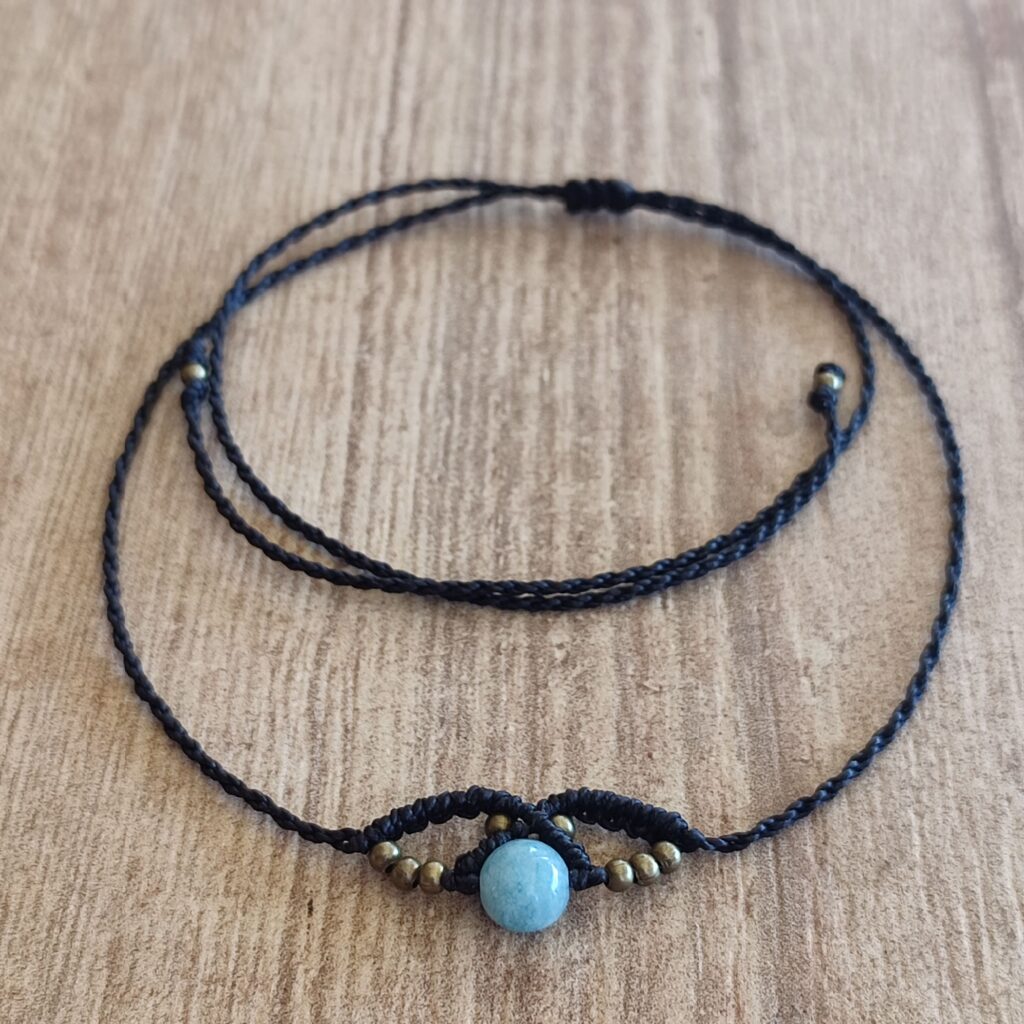 Κολιέ τσόκερ boho μακραμέ