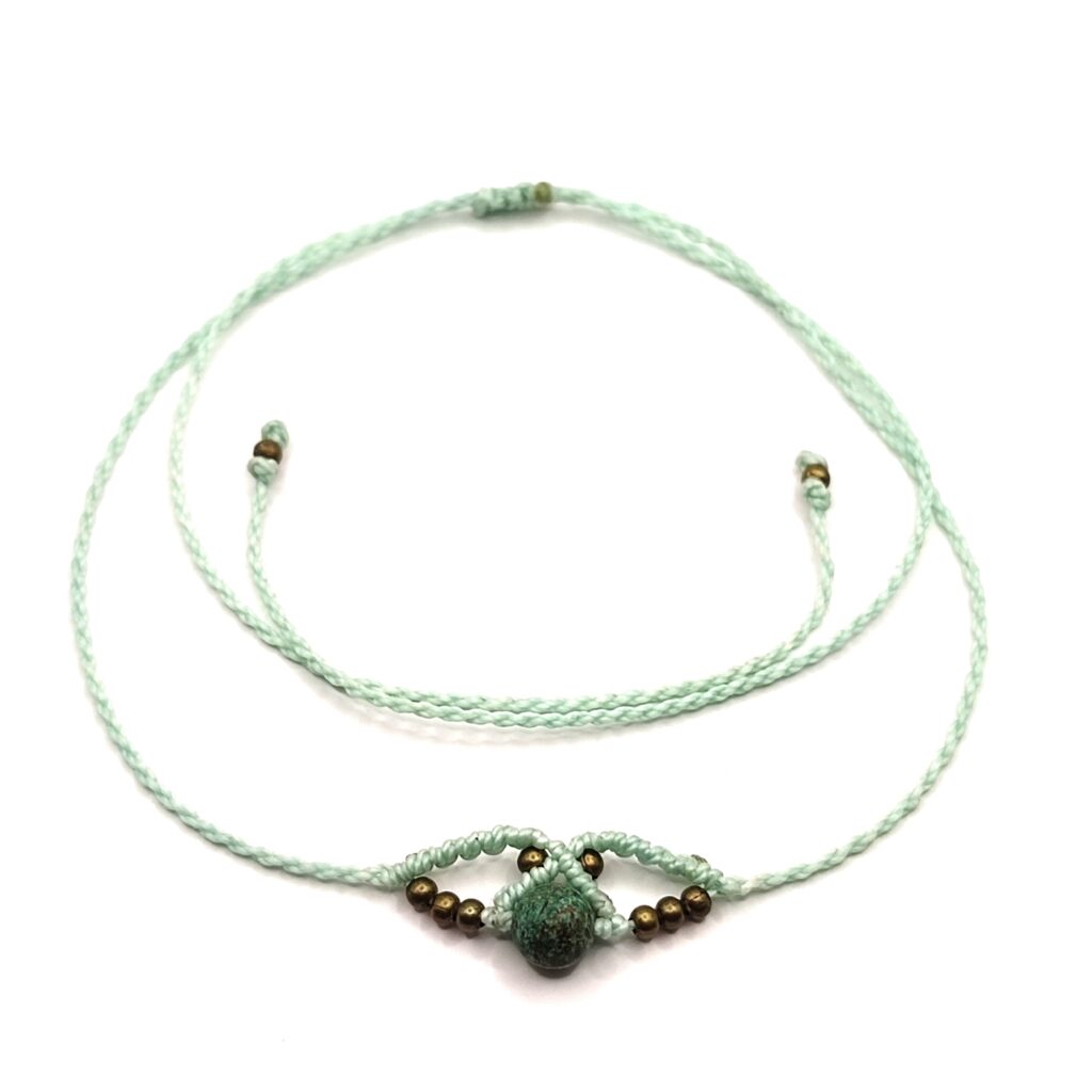Κολιέ τσόκερ boho μακραμέ