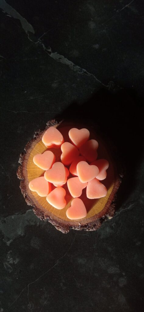 Hearts wax melts