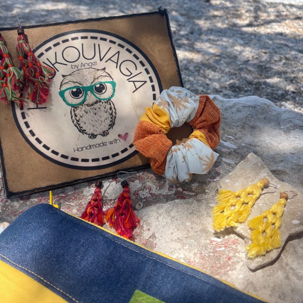 Σετ χειροποίητα scrunchies Summer Memories
