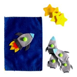The Cosmic Journey – Χειροποίητη τρίλυζα από Felt