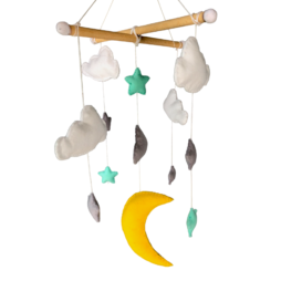 Moon & Stars – Χειροποίητο Mobile