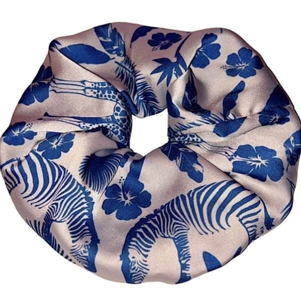 Scrunchie λαστιχάκι μαλλιών XXL size “Giraffe”