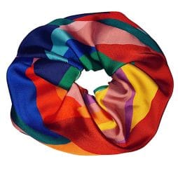 Scrunchie λαστιχάκι μαλλιών XXL size “Ηλιοβασίλεμα”