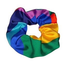 “Ηλιοβασίλεμα” scrunchie λαστιχάκι μαλλιών σατέν