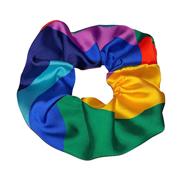 “Ηλιοβασίλεμα” scrunchie λαστιχάκι μαλλιών σατέν