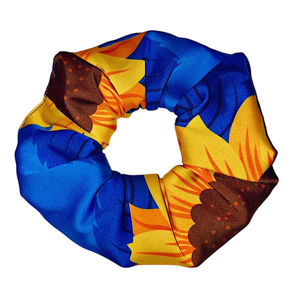 “Σύρος” scrunchie λαστιχάκι μαλλιών normal size