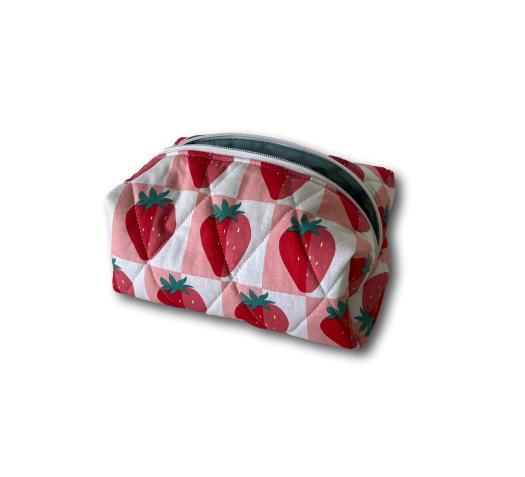 Strawberry makeup bag