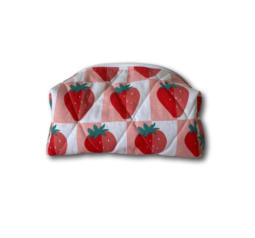 Strawberry makeup bag
