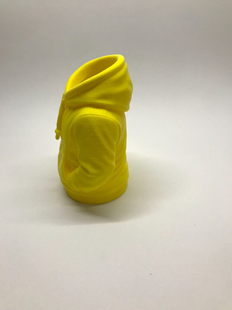 Μολυβοθήκη "Hoodie" 3D Printed - Κίτρινο Φούτερ με Κουκούλα