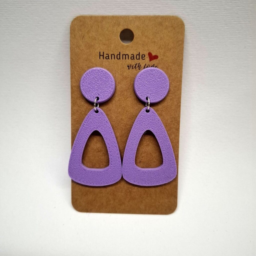 Γεωμετρικά Σκουλαρίκια - Mint Green Drop Dangles