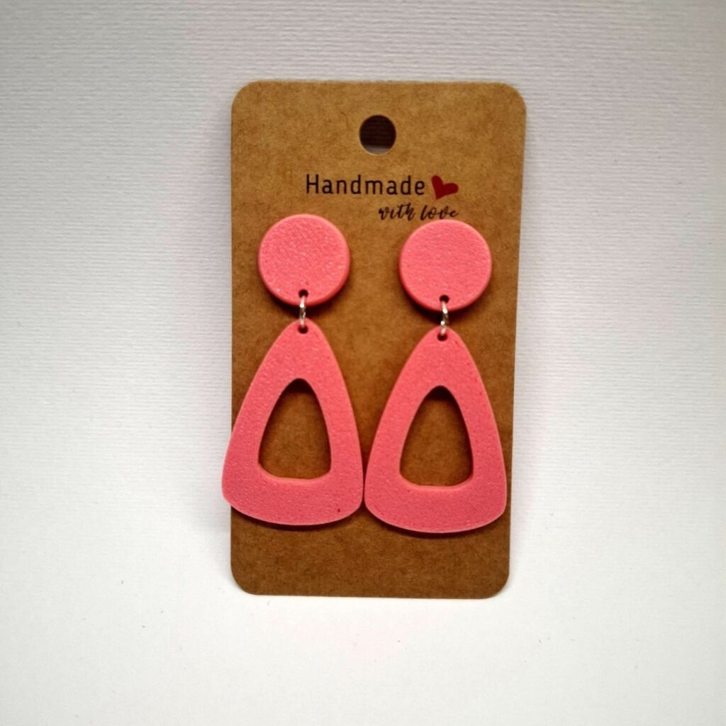 Γεωμετρικά Σκουλαρίκια - Mint Green Drop Dangles
