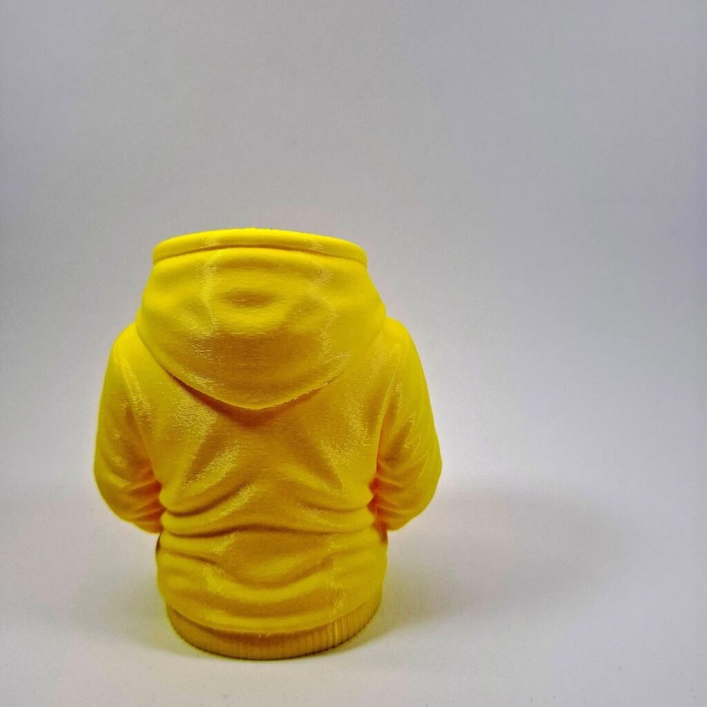 Μολυβοθήκη "Hoodie" 3D Printed - Κίτρινο Φούτερ με Κουκούλα