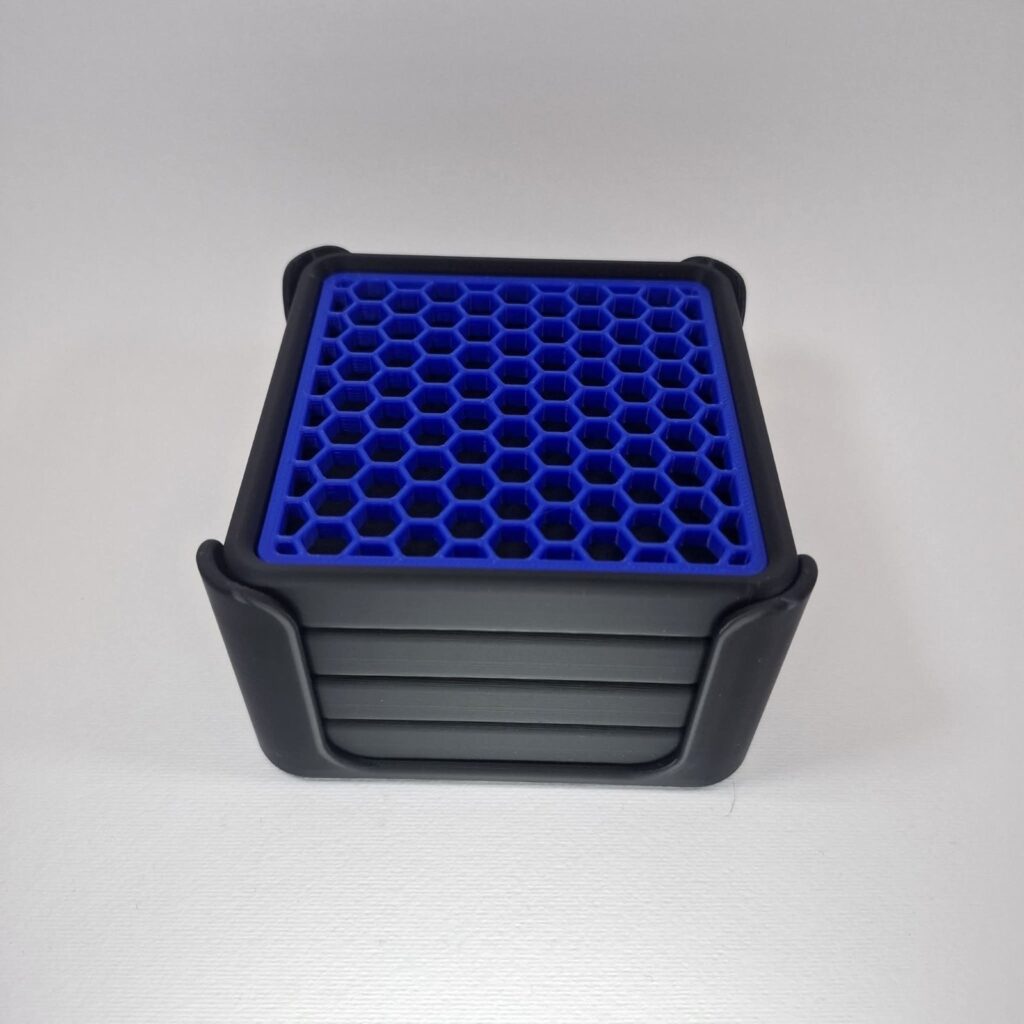 Σετ 4 Διπλά Γεωμετρικά Σουβέρ 3D Printed