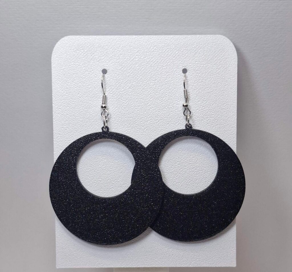 3D Printed Σκουλαρίκια 'Circle of Style'