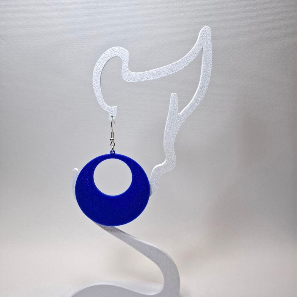 3D Printed Σκουλαρίκια 'Circle of Style'