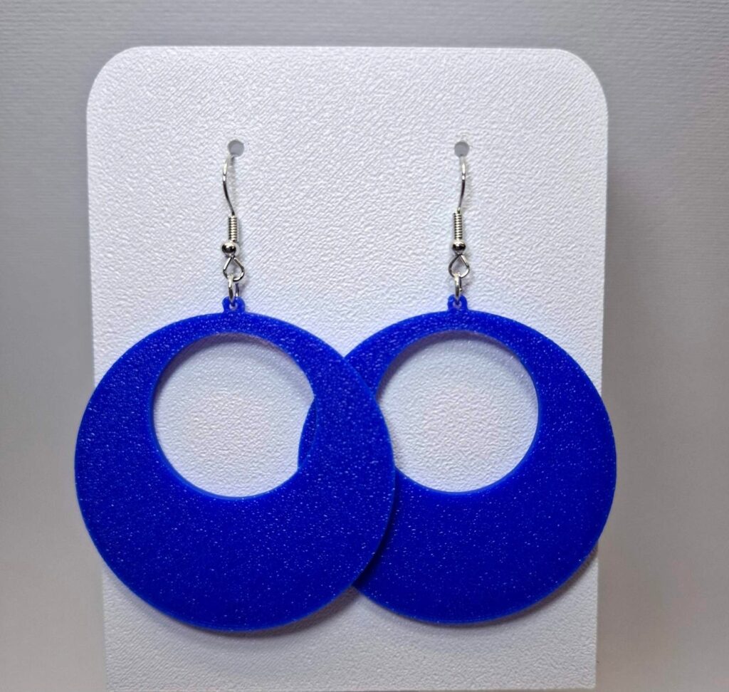 3D Printed Σκουλαρίκια 'Circle of Style'