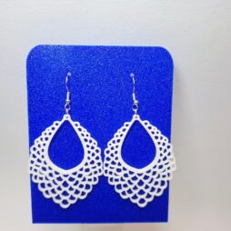 3D Printed Σκουλαρίκια 'Geometric Elegance'