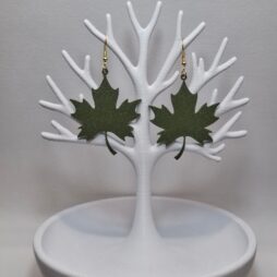 3D Printed Σκουλαρίκια 'Maple Leaf'